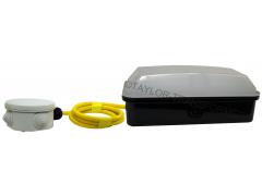 110V 8W IP65 LED BULKHEAD LIGHT WITH NON GLARE OPAL LENS + ROUND TERMINAL BOX